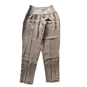 Vintage 80s La Beme Genie Balloon Pants Metallic Gold Size 9/10 Glam Unique